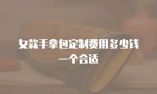 女款手拿包定制费用多少钱一个合适