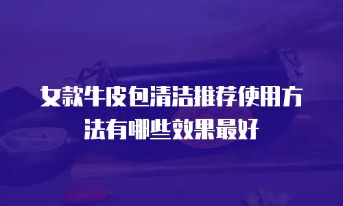 女款牛皮包清洁推荐使用方法有哪些效果最好