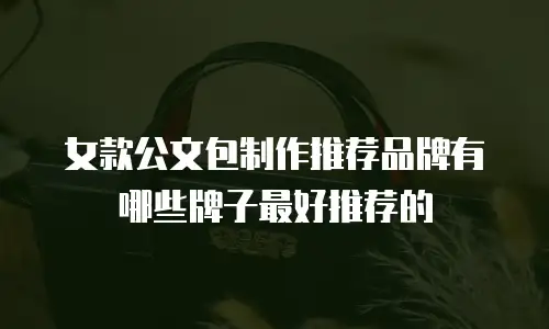 女款公文包制作推荐品牌有哪些牌子最好推荐的