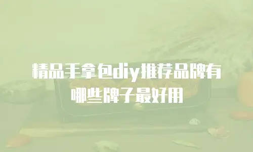 精品手拿包diy推荐品牌有哪些牌子最好用