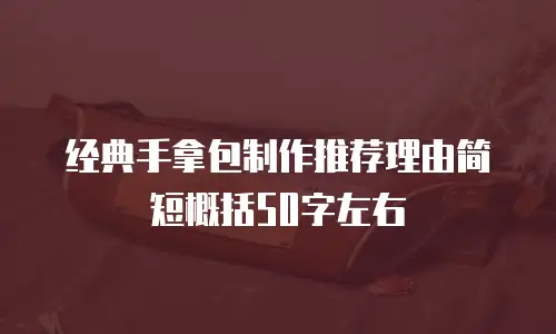 经典手拿包制作推荐理由简短概括50字左右