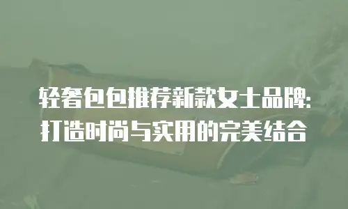 轻奢包包推荐新款女士品牌：打造时尚与实用的完美结合
