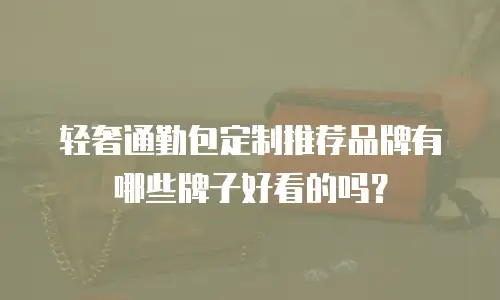 轻奢通勤包定制推荐品牌有哪些牌子好看的吗？