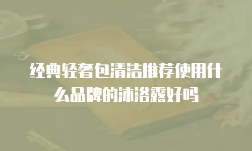 经典轻奢包清洁推荐使用什么品牌的沐浴露好吗