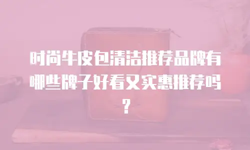 时尚牛皮包清洁推荐品牌有哪些牌子好看又实惠推荐吗？