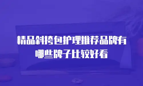 精品斜挎包护理推荐品牌有哪些牌子比较好看