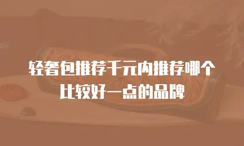轻奢包推荐千元内推荐哪个比较好一点的品牌