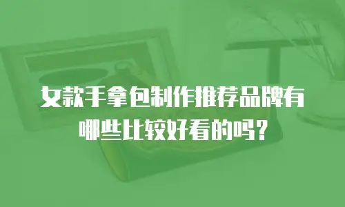 女款手拿包制作推荐品牌有哪些比较好看的吗？