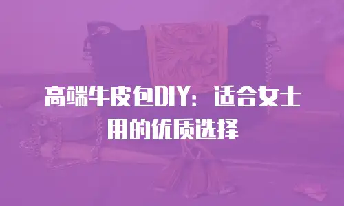 高端牛皮包DIY：适合女士用的优质选择