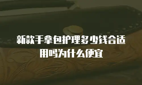 新款手拿包护理多少钱合适用吗为什么便宜