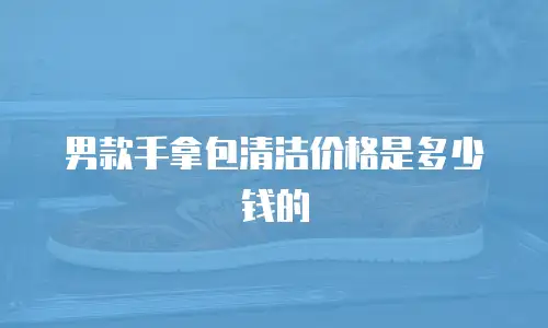 男款手拿包清洁价格是多少钱的