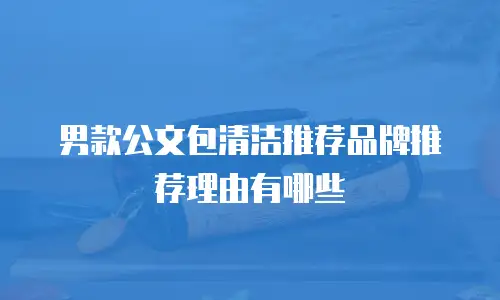男款公文包清洁推荐品牌推荐理由有哪些