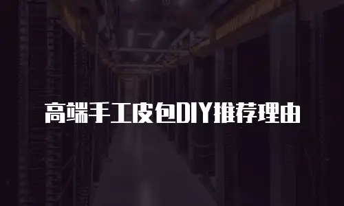 高端手工皮包DIY推荐理由