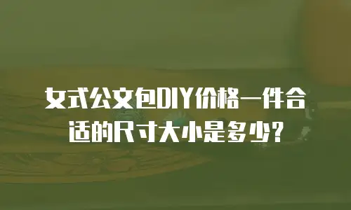 女式公文包DIY价格一件合适的尺寸大小是多少？