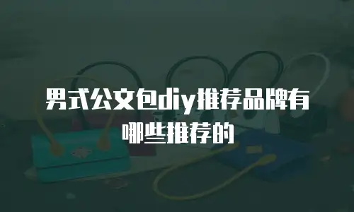 男式公文包diy推荐品牌有哪些推荐的