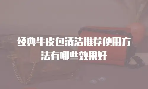 经典牛皮包清洁推荐使用方法有哪些效果好