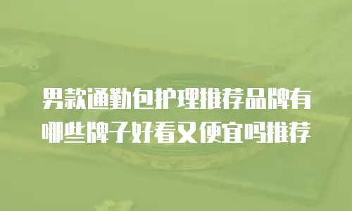 男款通勤包护理推荐品牌有哪些牌子好看又便宜吗推荐