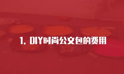 1. DIY时尚公文包的费用