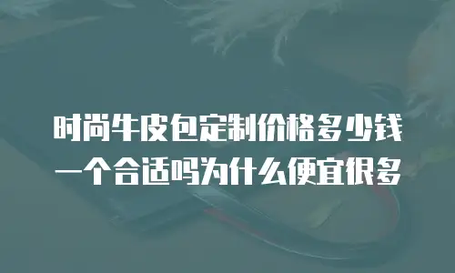 时尚牛皮包定制价格多少钱一个合适吗为什么便宜很多