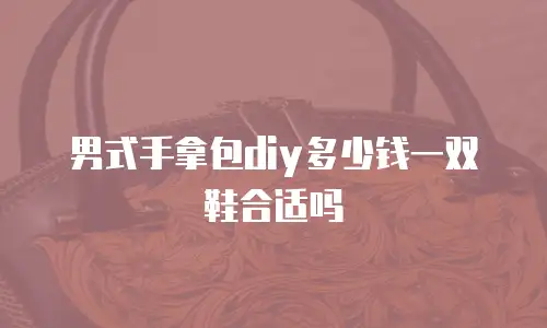 男式手拿包diy多少钱一双鞋合适吗