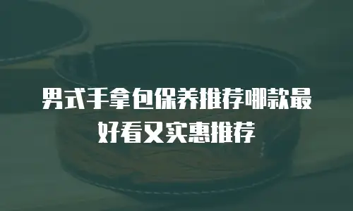 男式手拿包保养推荐哪款最好看又实惠推荐
