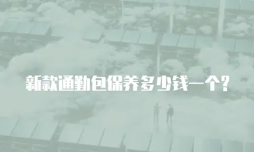 新款通勤包保养多少钱一个?