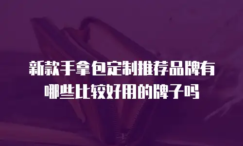 新款手拿包定制推荐品牌有哪些比较好用的牌子吗