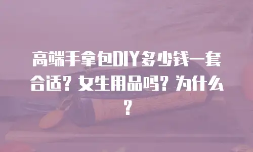 高端手拿包DIY多少钱一套合适？女生用品吗？为什么？