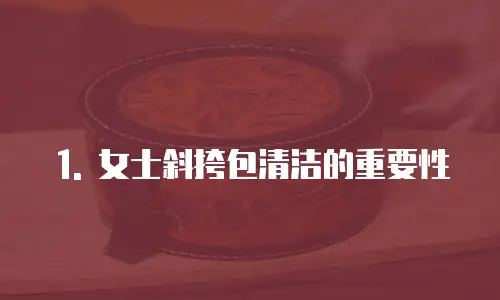 1. 女士斜挎包清洁的重要性