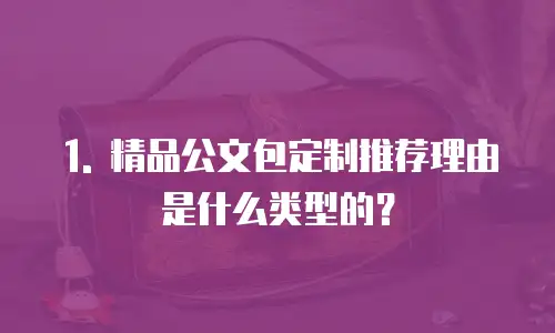 1. 精品公文包定制推荐理由是什么类型的？