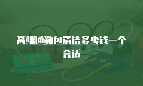 高端通勤包清洁多少钱一个合适