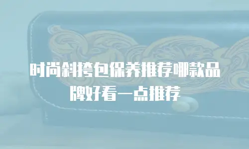时尚斜挎包保养推荐哪款品牌好看一点推荐