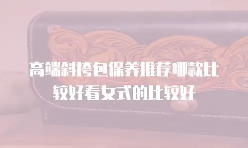高端斜挎包保养推荐哪款比较好看女式的比较好