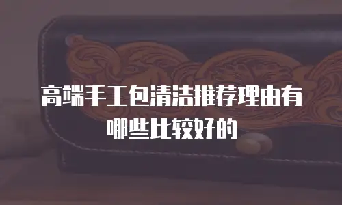 高端手工包清洁推荐理由有哪些比较好的
