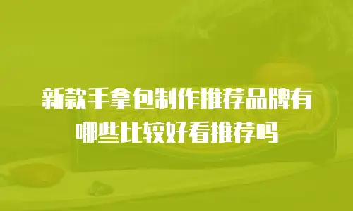 新款手拿包制作推荐品牌有哪些比较好看推荐吗