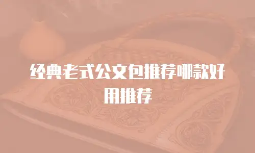 经典老式公文包推荐哪款好用推荐