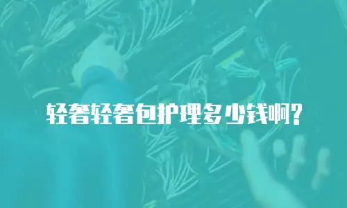 轻奢轻奢包护理多少钱啊?