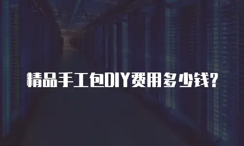 精品手工包DIY费用多少钱？