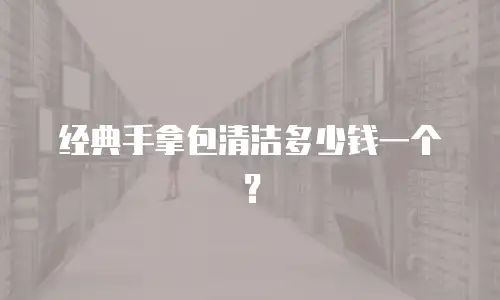 经典手拿包清洁多少钱一个？