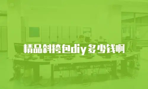 精品斜挎包diy多少钱啊