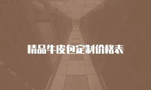 精品牛皮包定制价格表