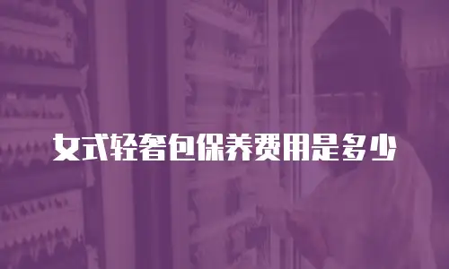 女式轻奢包保养费用是多少