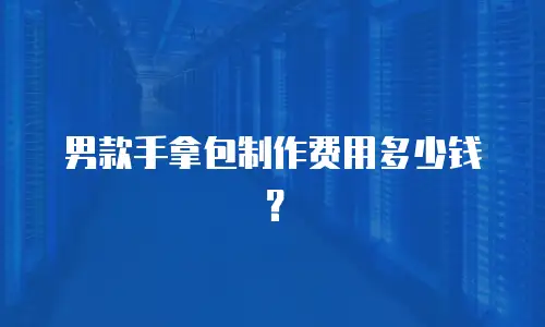 男款手拿包制作费用多少钱？