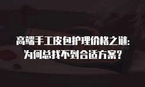 高端手工皮包护理价格之谜：为何总找不到合适方案？