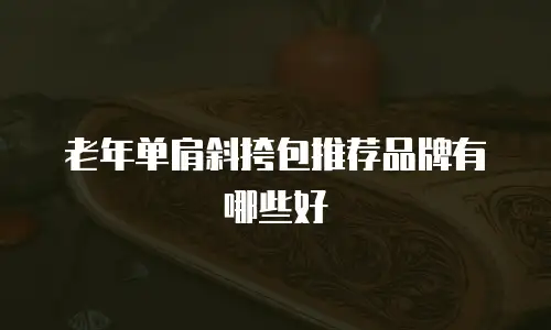 老年单肩斜挎包推荐品牌有哪些好