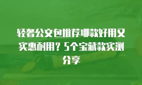 轻奢公文包推荐哪款好用又实惠耐用？5个宝藏款实测分享