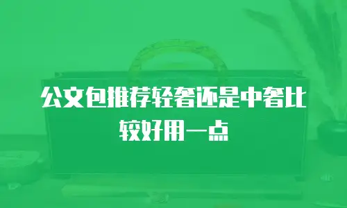 公文包推荐轻奢还是中奢比较好用一点
