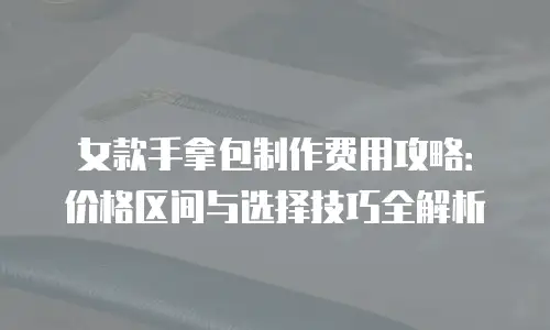 女款手拿包制作费用攻略：价格区间与选择技巧全解析