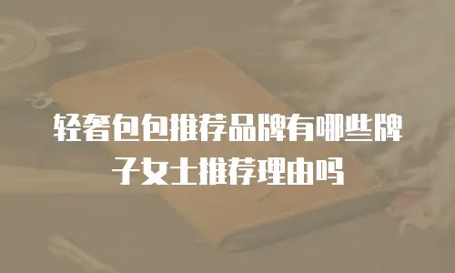 轻奢包包推荐品牌有哪些牌子女士推荐理由吗