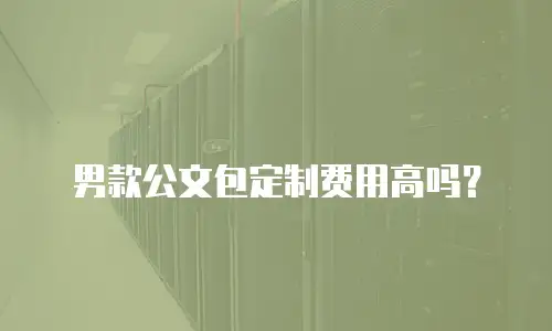 男款公文包定制费用高吗？